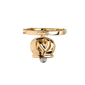CHANTECLER Anello in oro giallo e diamante ref. 18234