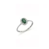 DONNA ORO ANELLO IN ORO BIANCO E SMERALDO ref. DHAE9575.008