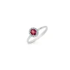 DONNA ORO ANELLO ORO BIANCO RUBINO DIAMANTI DHAR7206.004