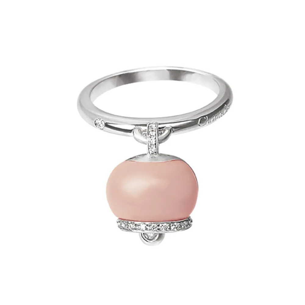 anello_in_oro_bianco_diam_0-1.webp CHANTECLER Anello in oro bianco, Diamanti e corallo rosa