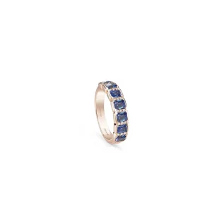 SALVINI Anello in oro rosa diamanti e zaffiri ref. 20091502