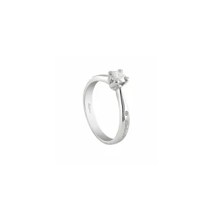 SALVINI Anello solitario in oro bianco con diamanti ref. 20082750