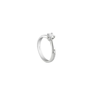 SALVINI Anello solitario in oro bianco con diamanti ref. 20067672