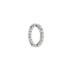 DAMIANI Anello veretta oro bianco e diamanti ref. 20090926