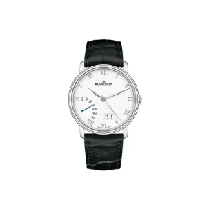 BLANCPAIN Villeret Grande Date Jour Retrograde 6668 1127 55B eleganza tradizione classicaacciaio alligatore alzavel