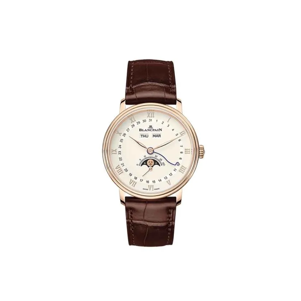 blancpain_villeret_quanti_0-6.webp BLANCPAIN Villeret Quantièm Complet 6264 3642 55B eleganza classica tradizione finezza luna cicli lunarioro rosso opalino alligatore alzavel