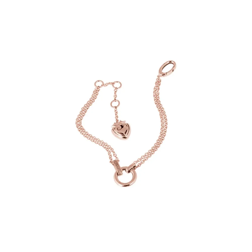 bracciale__cm_cerchio_e_s_0.webp CHANTECLER Bracciale 20 cm cerchio e scudo in oro rosa
