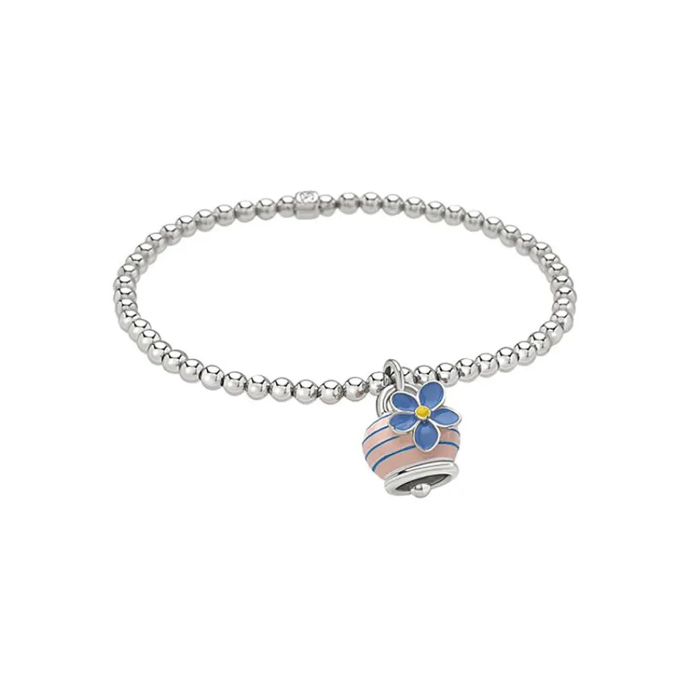 bracciale_argento_pallina_0.webp CHANTECLER Bracciale argento pallinato "non ti scordar di me" ref. 40607