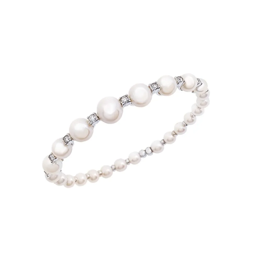 bracciale_cherie_chantecl_0.webp CHANTECLER Bracciale Cherie in oro bianco 18Kt, diamanti e perle freshwater ref. 42327