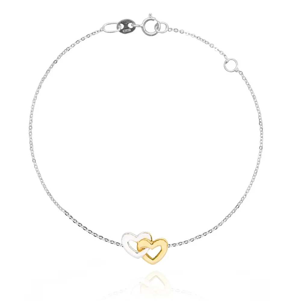 FACCO BRACCIALE  colore Bianco e Giallo Simbolo:  CUORE "La tenerezza racchiusa nel Cuore"