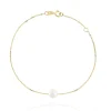 FACCO BRACCIALE  colore Giallo con Perla Naturale Simbolo:  PERLA "Racchiude la purezza della Natura"