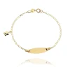 FACCO BRACCIALE colore Giallo Simbolo: FARFALLA "La curiosit? di esplorare il Mondo"