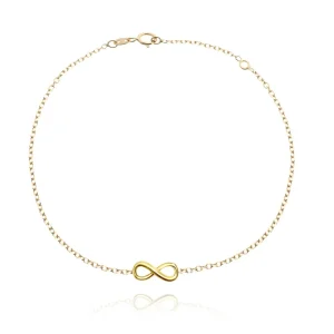 FACCO BRACCIALE  colore Giallo Simbolo:  INFINITO "Il sentimento che non conosce fine"