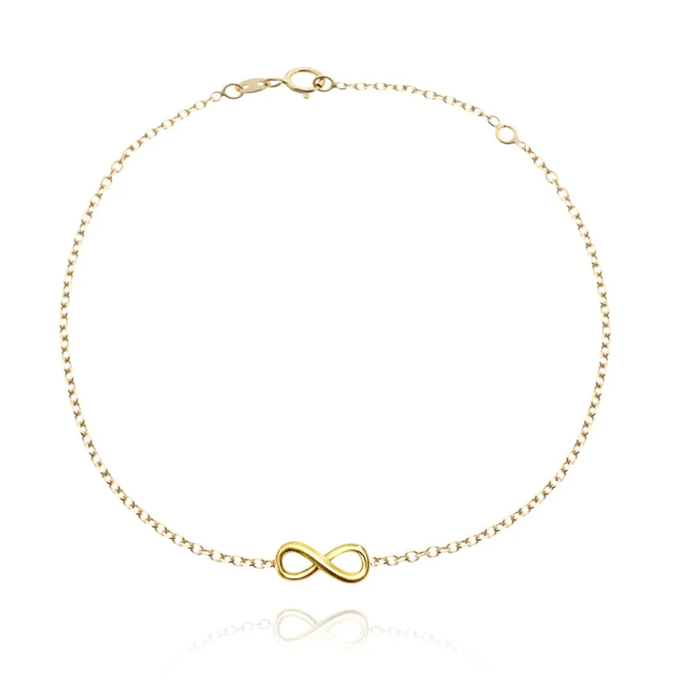 FACCO BRACCIALE  colore Giallo Simbolo:  INFINITO "Il sentimento che non conosce fine"