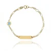 FACCO BRACCIALE  colore Giallo, smalto dipinto a mano da Maestri Orafi,?brevettato?e anallergico. Simbolo:  ORSETTO "L?amicizia ? il dono pi? bello"
