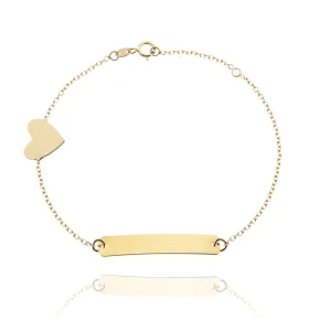 FACCO BRACCIALE  colore Giallo Simbolo:  CUORE "La dolcezza racchiusa nel Cuore"