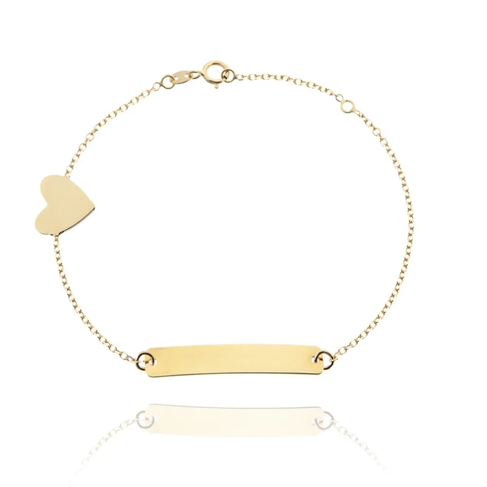 FACCO BRACCIALE  colore Giallo Simbolo:  CUORE "La dolcezza racchiusa nel Cuore"