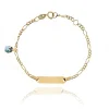 FACCO BRACCIALE colore Giallo, smalto dipinto a mano da Maestri Orafi,?brevettato?e anallergico. Simbolo: COCCINELLA "Porta la Fortuna sempre con te"