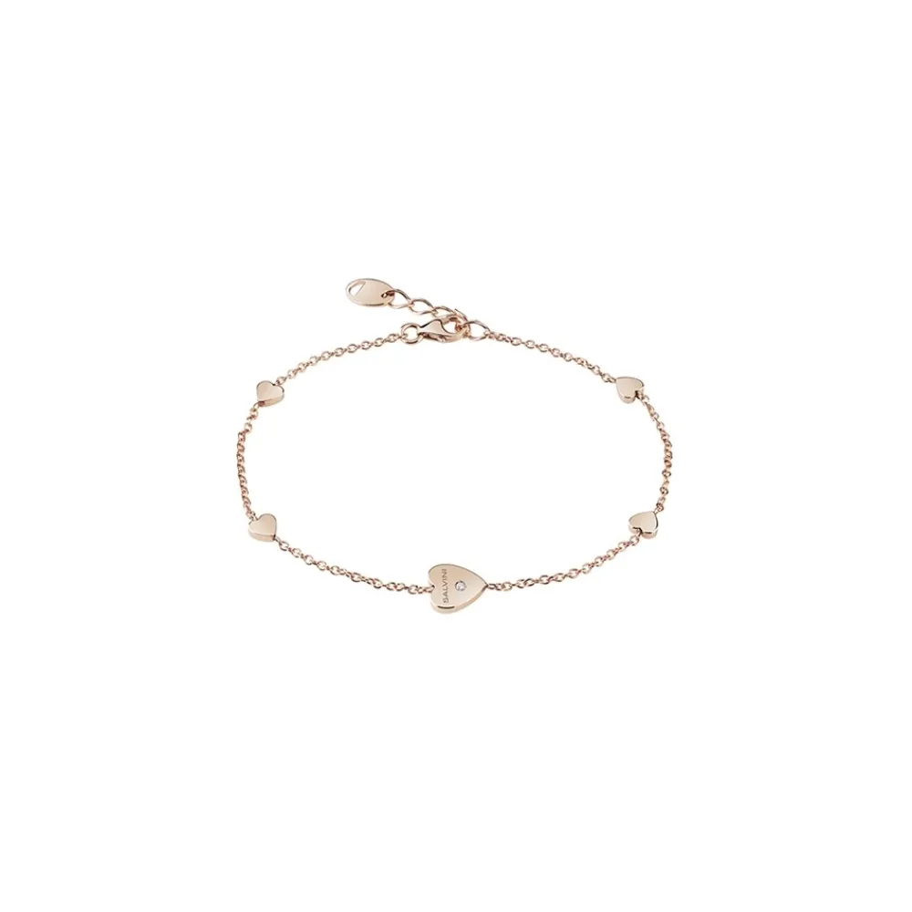 bracciale_con_cuori_salvi_0.webp SALVINI Bracciale con cuori in oro rosa e diamanti ref. 20087156