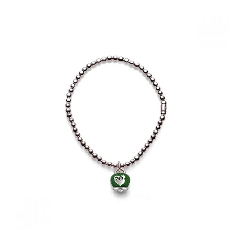 bracciale_elastico_con_ca_0-1.webp CHANTECLER Bracciale elastico con campanella micro in argento e smalto ref. 37924 S