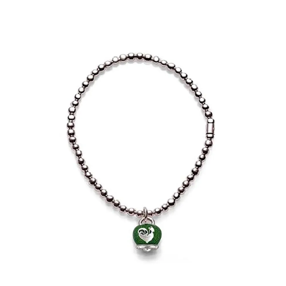 bracciale_elastico_con_ca_0-4.webp CHANTECLER Bracciale elastico con campanella micro in argento e smalto ref. 37924 L