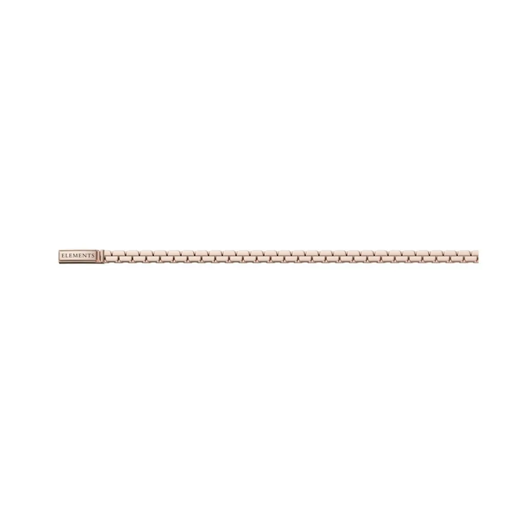 bracciale_maglia_morbida__0-11.webp DONNA ORO BRACCIALE MAGLIA MORBIDA ORO ROSA 18 KT MISURA 16
