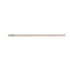 DONNA ORO BRACCIALE MAGLIA MORBIDA ORO ROSA 18 KT MISURA 19