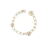 CHANTECLER Bracciale maglie ovali in oro giallo ref. 31269