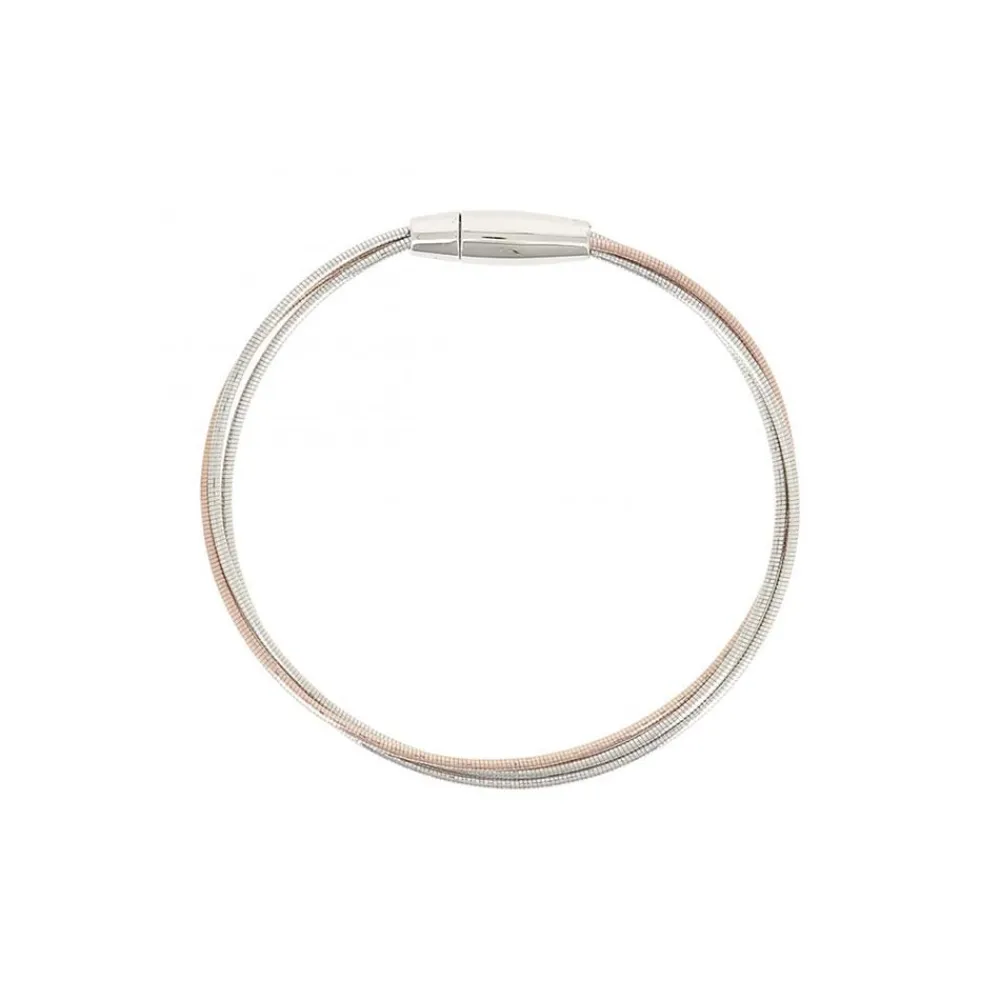 bracciale_multifilo_pesav_0-1.webp PESAVENTO Bracciale multifilo in argento rodio-rosa ref. WDNAB366
