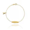 FACCO BRACCIALE oro Giallo Simbolo: ORSETTO "L?amicizia ? il dono pi? bello"