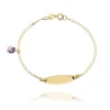 FACCO BRACCIALE  oro Giallo, smalto dipinto a mano da Maestri Orafi,?brevettato?e anallergico. Simbolo:  COCCINELLA "Porta la Fortuna sempre con te"