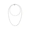 CHANTECLER Catena lunga con sferette e pendente Chanteler in argento ref. 38628