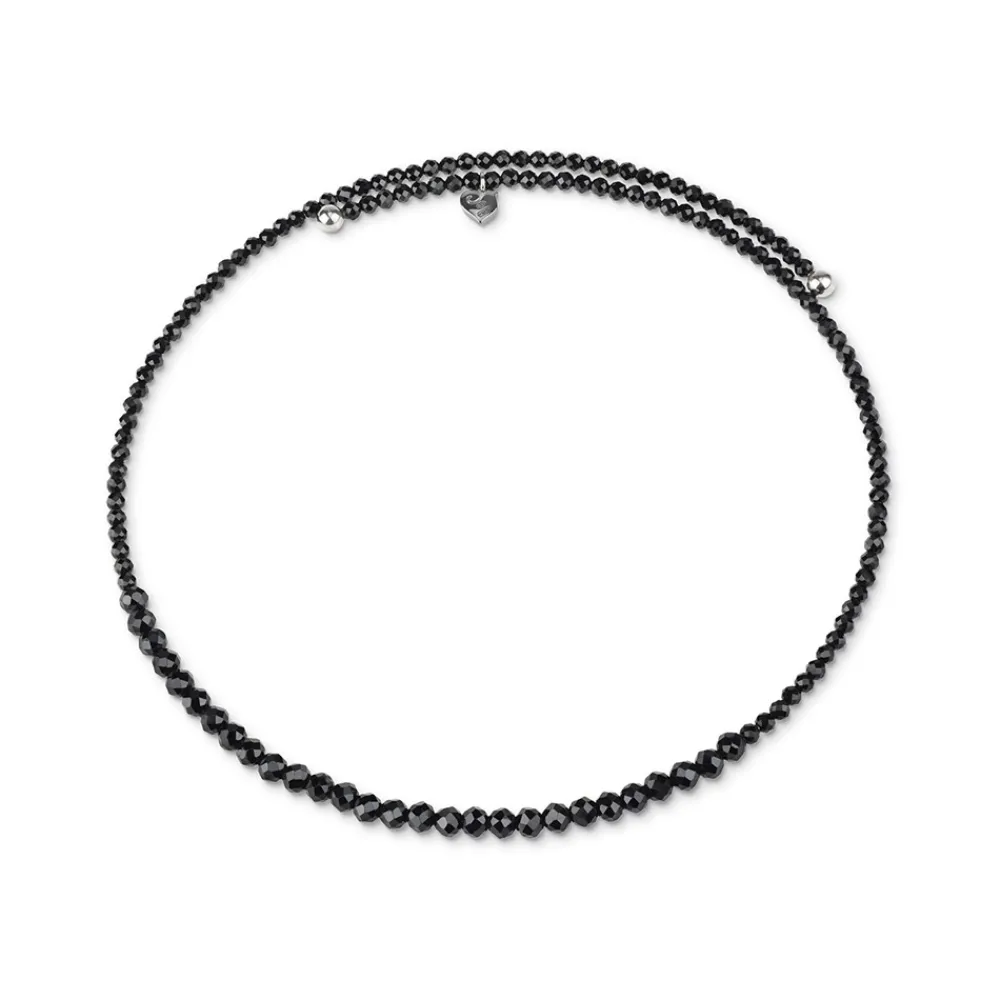 chocker_chantecler_in_spi_0.webp CHANTECLER Chocker in spinello nero e argento ref. 38857