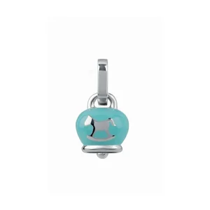 CHANTECLER Ciondolo campanella piccolo in argento e smalto ref. 38076