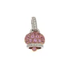 CHANTECLER Ciondolo campanella piccola in oro zaffiri e diamanti ref. 20386