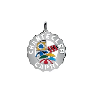 CHANTECLER Ciondolo Capri Pop grande in argento e smalti ref. 41143