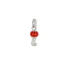 CHANTECLER Ciondolo corno in oro diamanti e corallo ref. 21731