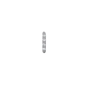 DONNA ORO CIONDOLO LETTERA I ELEMENTS - ORO BIANCO E DIAMANTI ref. DCHF5063I.002