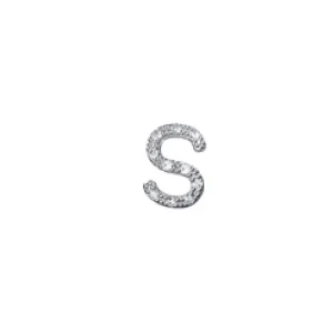 DONNA ORO CIONDOLO LETTERA S ELEMENTS - ORO BIANCO E DIAMANTI ref. DCHF5063S.005
