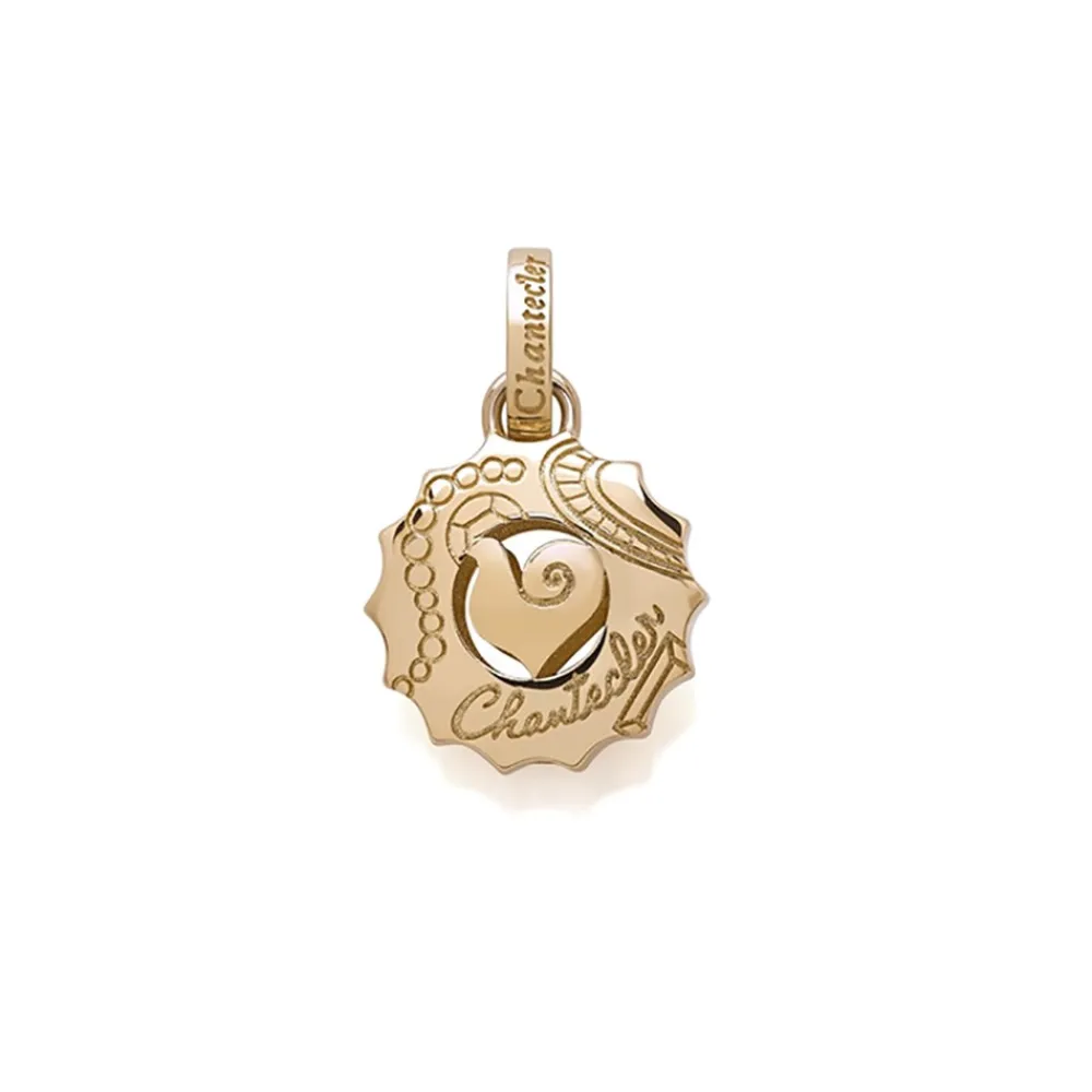 ciondolo_logo_medio_chant_0.webp CHANTECLER Ciondolo logo medio in oro rosa ref. 39992