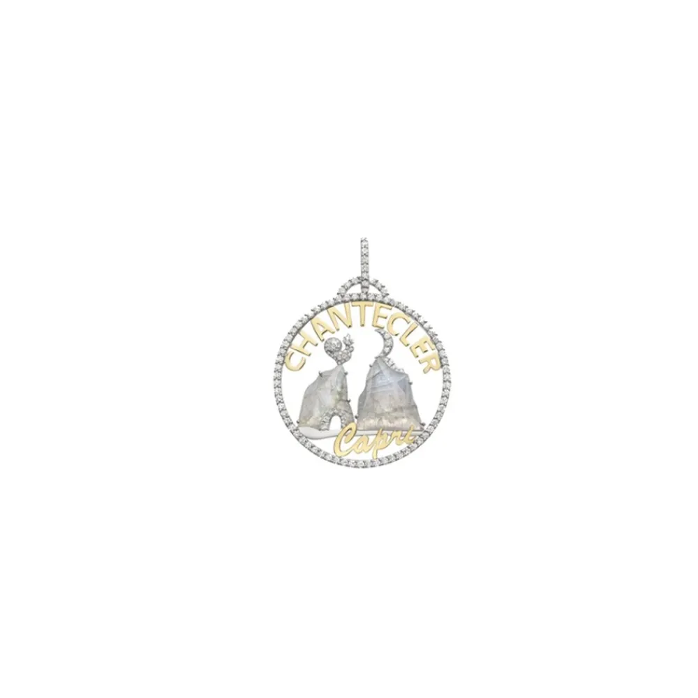 ciondolo_moonlight_chante_0.webp CHANTECLER CIONDOLO MOONLIGHT IN ORO BIANCO E GIALLO LABRADORITE E DIAMANTI - LOGO ref. 40250