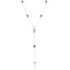 FACCO COLLANA colore Bianco con zirconi Simbolo: CREDO "Gli autentici valori della vita"