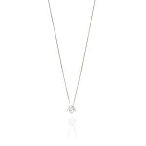 FACCO COLLANA  colore Bianco con zirconi Simbolo:  LUCE "Risplende negli occhi di chi ? felice"