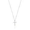 FACCO COLLANA  colore Bianco con zirconi Simbolo:  CREDO  "Gli autentici valori della vita"