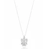 FACCO COLLANA  colore Bianco con zirconi Simbolo:  MAMMA "La gioia pi? grande di sempre"