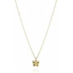 FACCO COLLANA  colore Giallo Simbolo:  FARFALLA "Per chi vive con gioia"