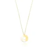 FACCO COLLANA colore Giallo, smalto dipinto a mano da Maestri Orafi,?brevettato?e anallergico. Simbolo: STELLA "La gioia radiante della Vita"