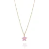 FACCO COLLANA colore Giallo, smalto dipinto a mano da Maestri Orafi,?brevettato?e anallergico. Simbolo: STELLA "La gioia radiante della Vita"