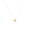 CHANTECLER Collana con ciondolo mini in oro rosa e smalto ref. 35258