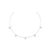 SALVINI Collana con cuori in oro rosa e diamante ref. 20087162